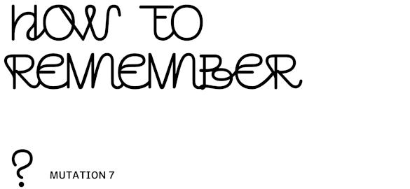 How to remember?